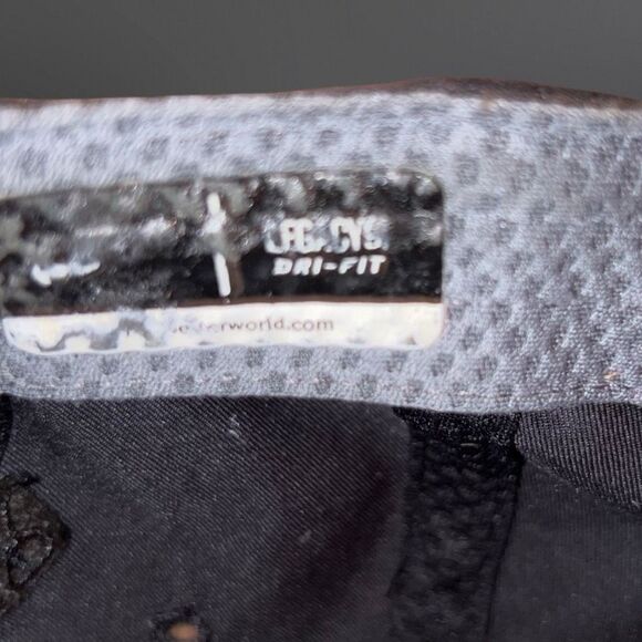 Nike Dri Fit Roger Federer RF Legacy 91 Tennis Cap Double Black Adjustable Hat - Picture 5 of 7